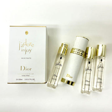 DIOR JADORE IN JOY EDT 3 IN 1 SET 3X20ML WITH PURSE SPRAY