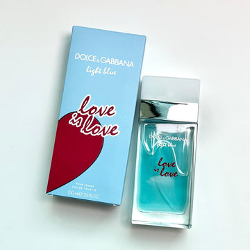 DOLCE & GABBANA LIGHT BLUE LOVE IS LOVE POUR FEMME EDT 100ML LIMITED EDITION