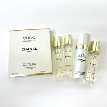 CHANEL COCO MADEMOISELLE EDT 3 IN 1 SET 3X20ML WITH PURSE SPRAY
