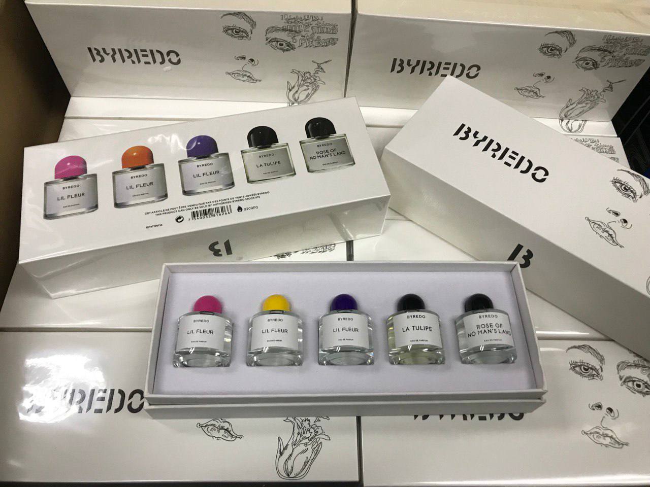 BYREDO (COLORFUL CAP 5X10ML) 5IN1 LIMITED EDITION SET