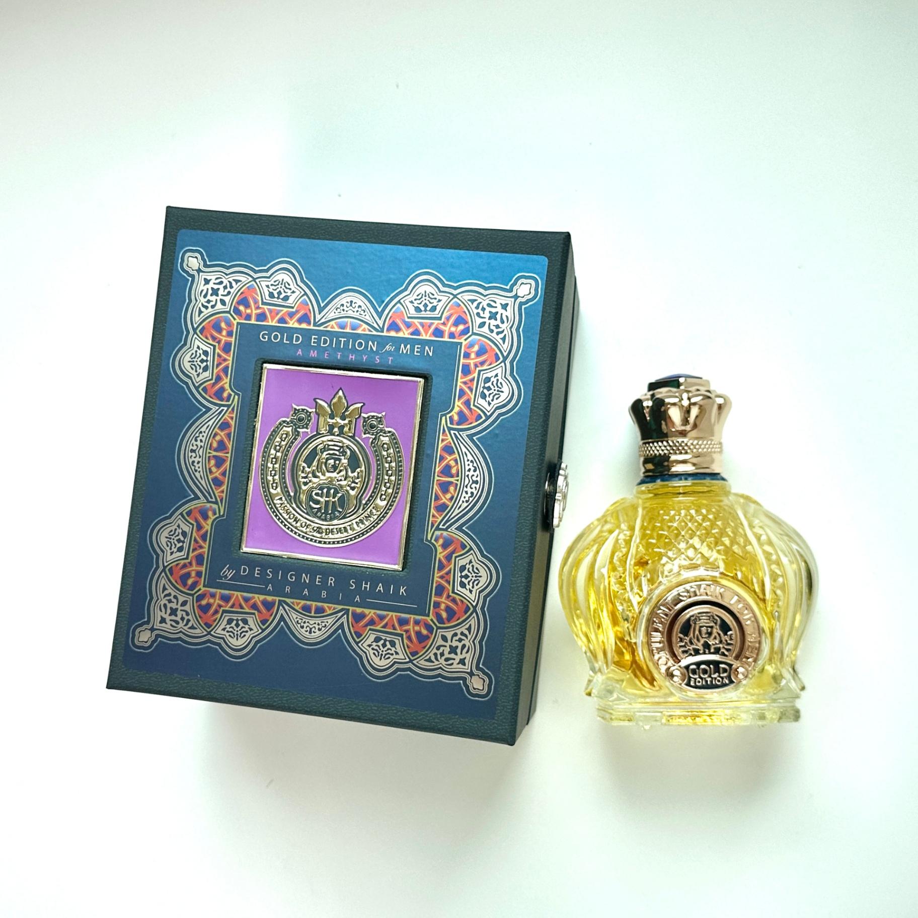 DESIGNER SHAIK GOLD EDITION FOR MEN AMETHYST PARFUM 100ML