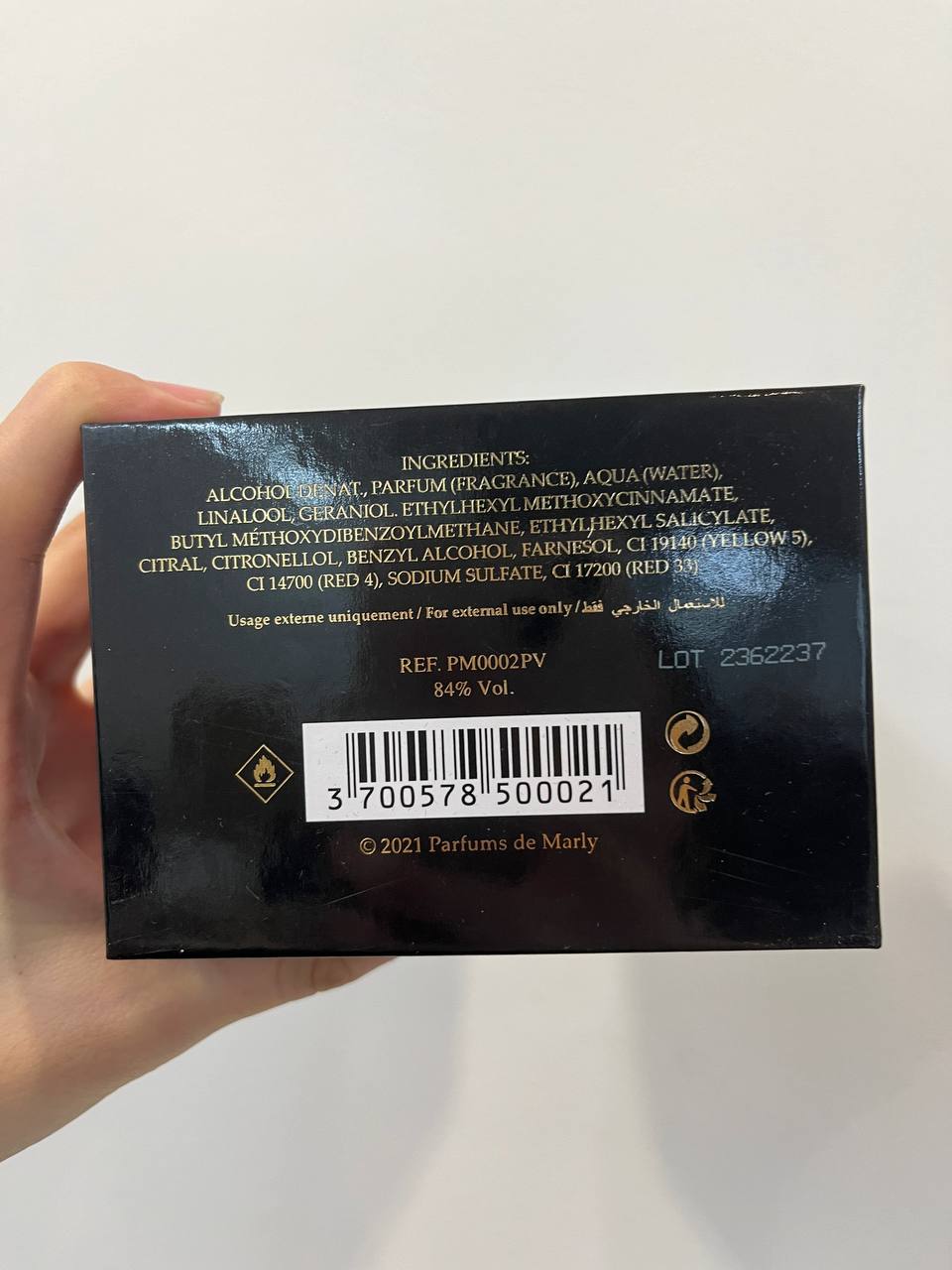 1743 PARFUM DE MARLY SAFANAD EDP 75ML