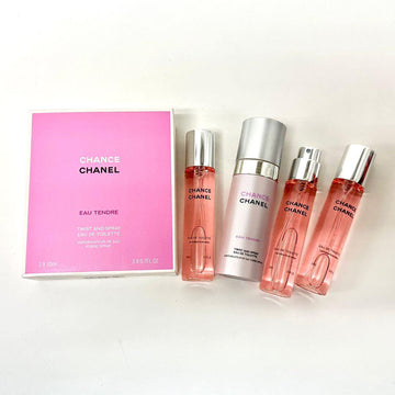 CHANEL CHANCE EAU FRAICHE EDT 3 IN 1 SET 3X20ML WITH PURSE SPRAY