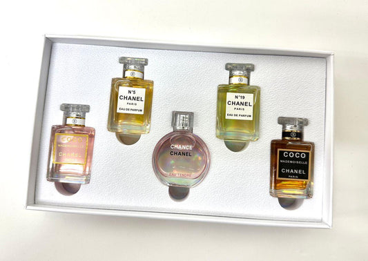 CHANEL 5 IN 1 SET 5X7.5ML WHITE BOX