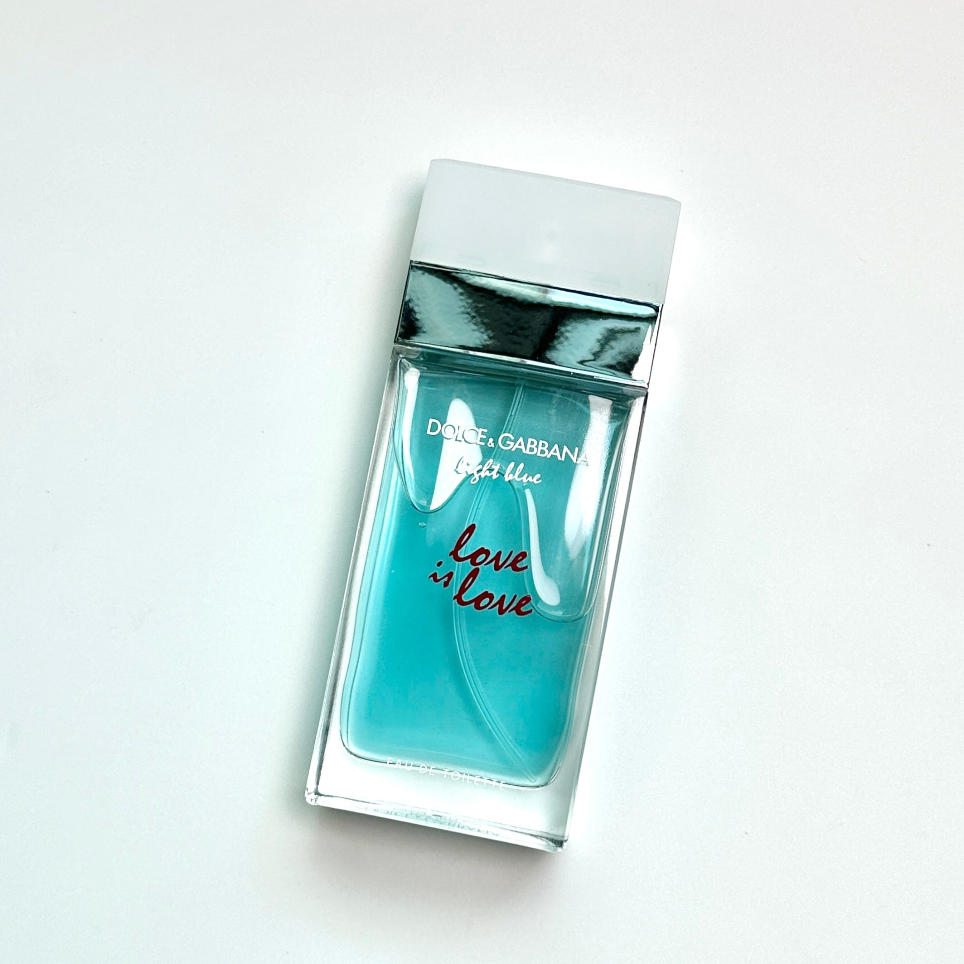 DOLCE & GABBANA LIGHT BLUE LOVE IS LOVE POUR FEMME EDT 100ML LIMITED EDITION