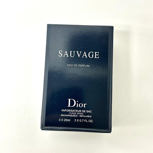 DIOR SAUVAGE EDP 3 IN 1 SET 3X20ML WITH PURSE SPRAY