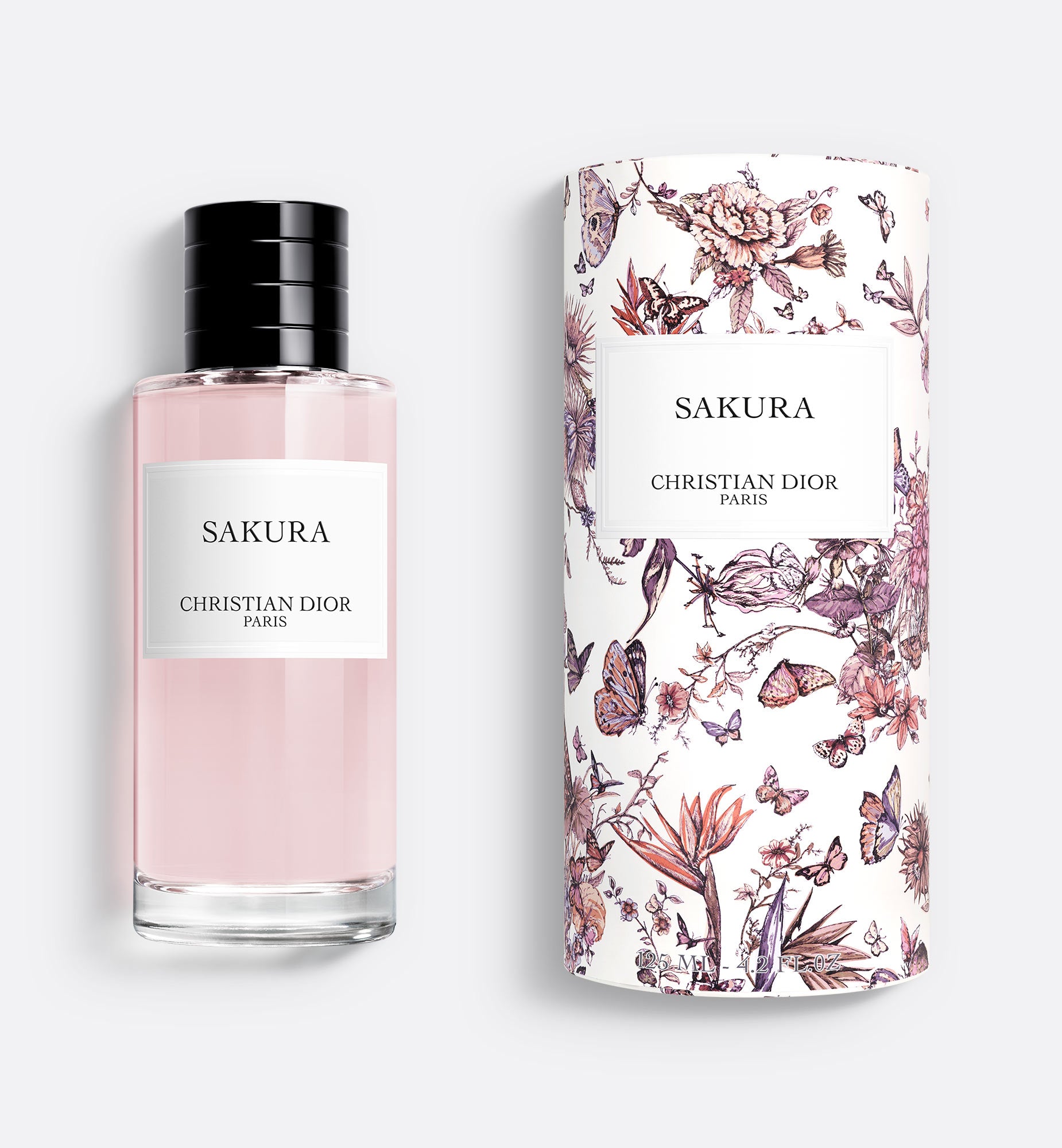 CHRISTIAN DIOR SAKURA LIMITED EDITION CASE WITH FLORAL PATTERN EDP 125ML