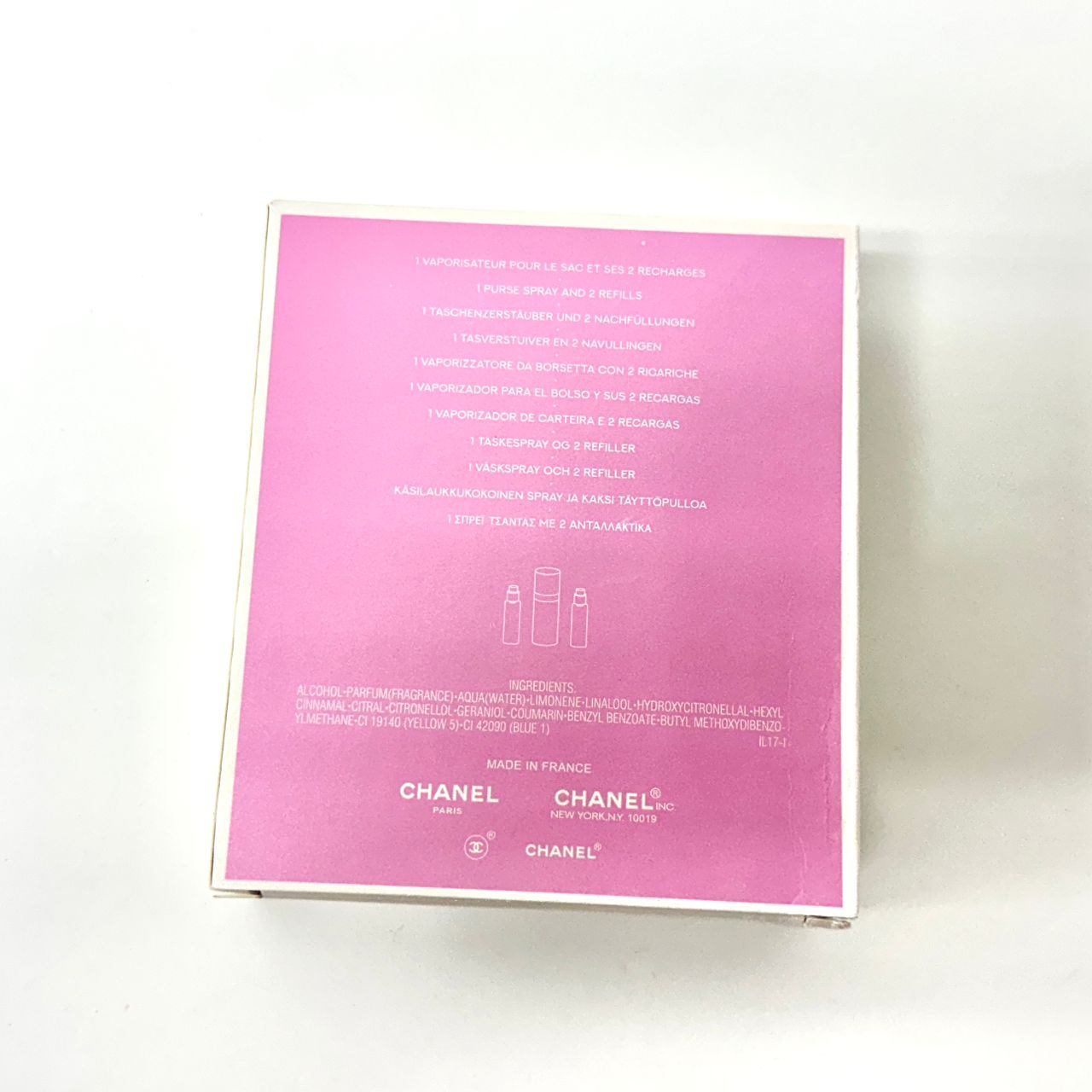 CHANEL CHANCE EAU FRAICHE EDT 3 IN 1 SET 3X20ML WITH PURSE SPRAY