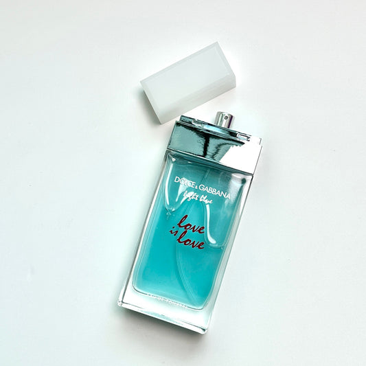DOLCE & GABBANA LIGHT BLUE LOVE IS LOVE POUR FEMME EDT 100ML LIMITED EDITION