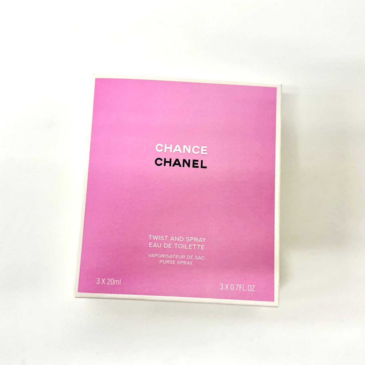 CHANEL CHANCE EDT 3 IN 1 SET 3X20ML WITH PURSE SPRAY
